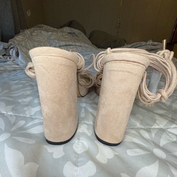 Chic Nude Women's Strappy Heels - Ego - Picture 3 of 5